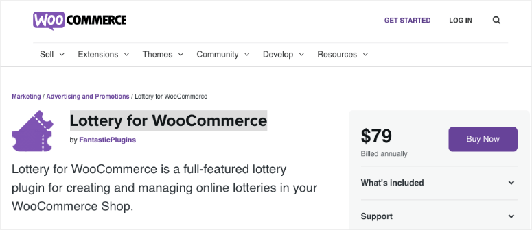 lottery for woocommerce