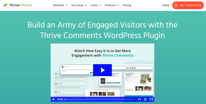 Thrive Comments Best WordPress Comment Plugins