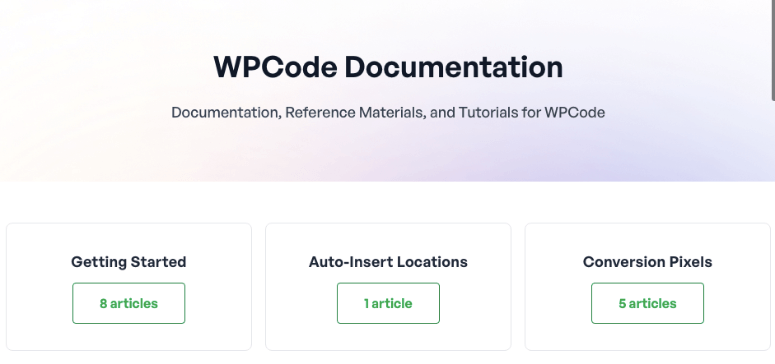 WPCode documentation