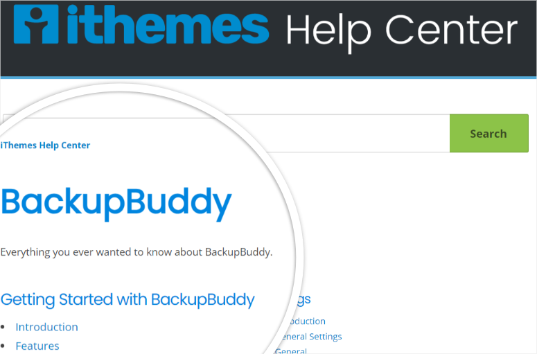 backupbuddy help center